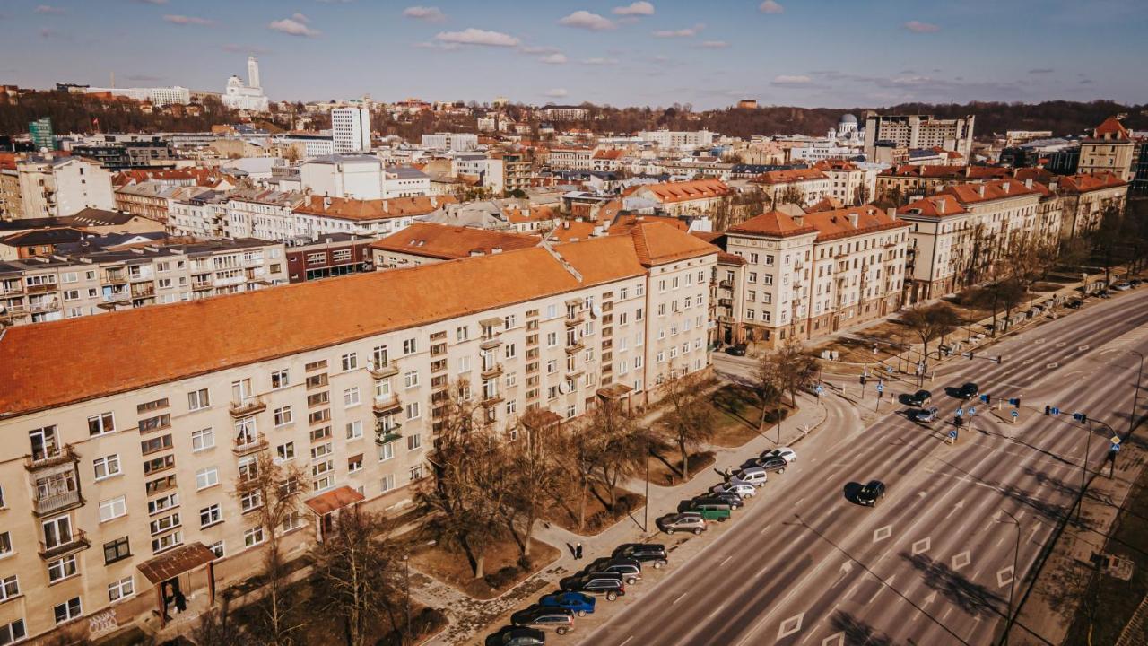 Wonderful Apartment In The Heart Of Kaunas Center Bagian luar foto